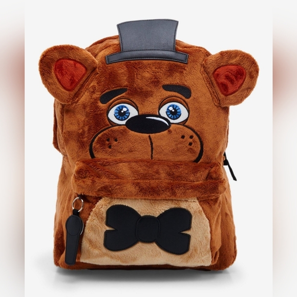 Five Nights at Freddy's Figural Plus Backpack Glow in the Dark Bear School Bag - Picture 1 of 4